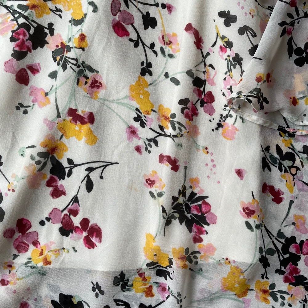 Sam Edelman Floral V-neck Mini Dress - Picture 10 of 10